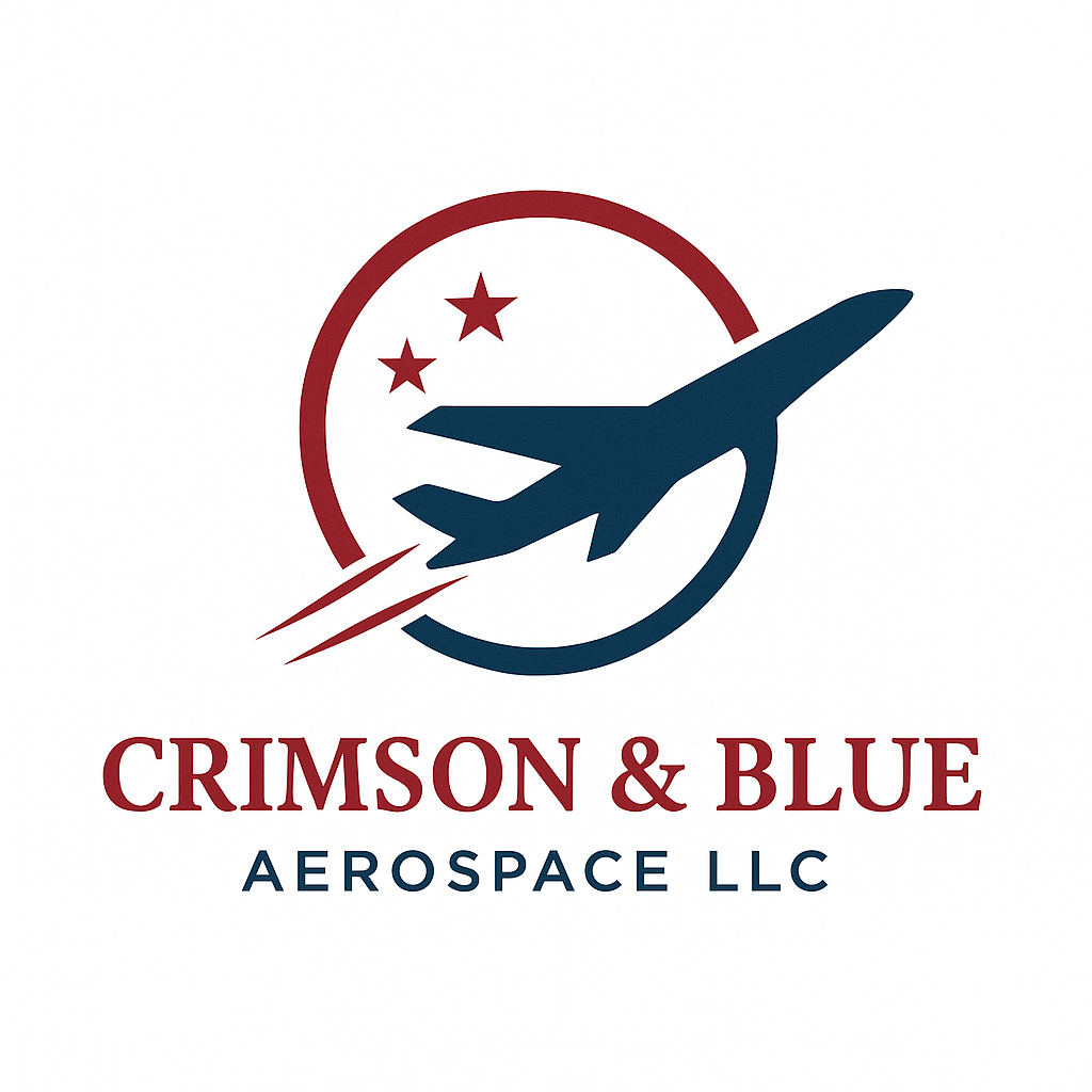 Crimson & Blue Aerospace logo